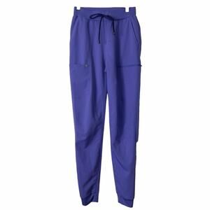 Fabletics Cargo Jogger Scrubs Slim Fit Orchid Purple Women’s Size Small Tall